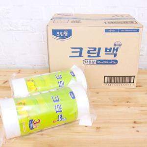 BOX출고 위생롤백 (대용량)30x45x3k_6개입 1개 비 롤백 위생백 비닐백 위생팩