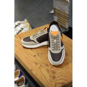 [빠니깔레]MARIO이태리직수입 브라운나파레더배색 키높이스니커즈 f-qfo07br