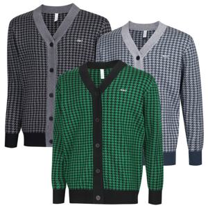 [파파브로]남성 캐시미어 셰펴드체크 골프 가디건 LB-CAG-2208