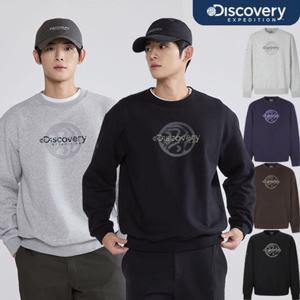 디스커버리 25FW공용아웃도어그래픽 겨울 기모 맨투맨 DXMT51056