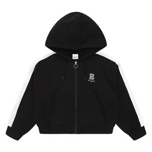 [에꼴리에]MARIO여아 트랙 후드 집업 점퍼 23O0152_BK