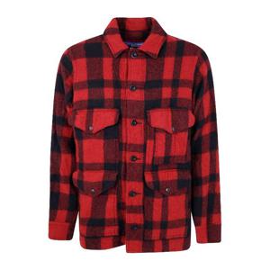 준야와타나베 체크 울 셔츠 재킷 WPJ009 RED