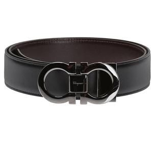 26 SS 페라가모 퓨어 카프 스킨 간치니 리버서블 버클 벨트 679535644557