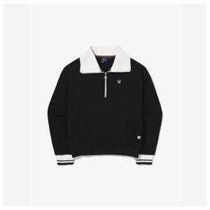 [휠라]M 휠라긴팔티 KQC FS2POG3361F-BLK 테니스 반집업 맨투맨