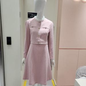 꼼빠니아 HC28 트위드원피스 Cafu3wop010(pi)