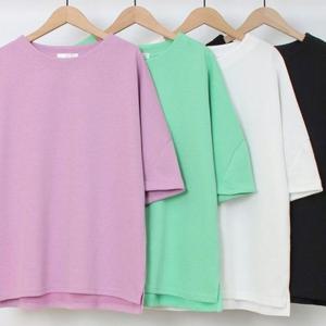 305O272S 루즈 절개 언발 빅사이즈 빅사이즈미시옷 여