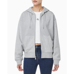 [캘빈클라인 진]여성 아카이브 로고 프렌치 테리 풀집업 후디(47B237G-UB1 47B237G-P77)