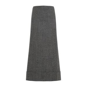 26 SS 프라다 하이웨이스트 A라인 맥시 스커트 P117YSOOO15K8