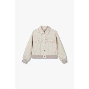 [보브]니트 패치 워시드 데님 자켓7155355001