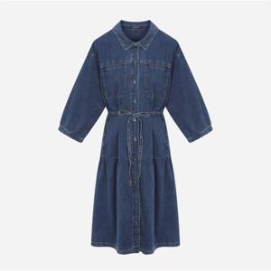 [써스데이아일랜드]풀오픈 셔츠형 데님 원피스 T256MOP132W