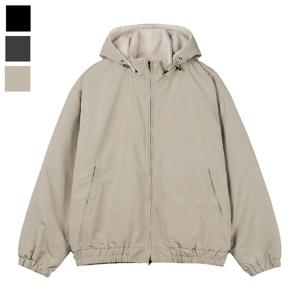 남자 후드 탈부착 양털 패딩 자켓 ET-JK-Q015-베이지