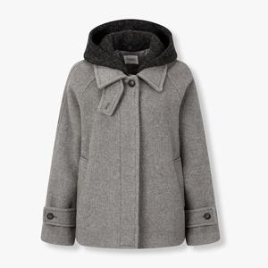 [톰보이] 니트후드 포인트 울 숏코트 9175413993