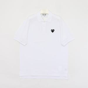 꼼데가르송 플레이 카라 반팔 여성 티셔츠 AX T066 051 2