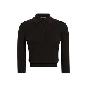 돌체앤가바나 캐시미어 폴로 탑 FXZ32ZJDVC2