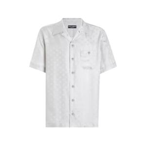 26 SS 돌체앤가바나 모노그램 로고 실크 셔츠 G5JH9TFJ1JY TP445120267