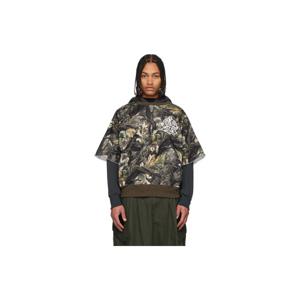 26 SS BAPE 남성 카키 트리 카모 레이어드 후드티 252546M202015