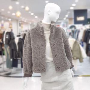 abfz sh06 소프트 크림 테디 퍼 자켓 SLBHA1F35A