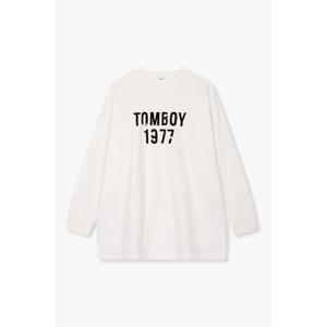 [톰보이]레터링 프린트 슬럽 티셔츠9176122974