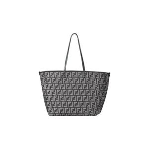 펜디 롤 라지 FF 자카드 리버시블 쇼퍼백 다크 블루 8BH425AUT4F1UJ5