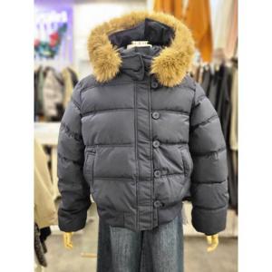 밸리걸 세이브존01 퍼 트리밍  후드 패딩 점퍼 614300