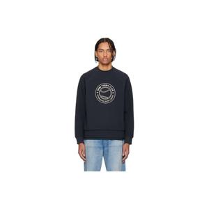 보스 스웨트셔츠 네이비 자수 스웨트셔츠 261085M204010