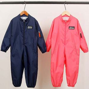 유아 아동 전신 항공점퍼 미술 가운 모래 놀이 갯벌옷