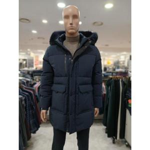 크로커다일 세이브존05 폴리 라미 코팅 구스 후드형 사파리  네이비 A9JP4209/36