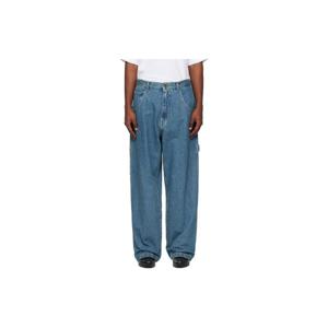 베트멍 청바지 블루 힙합 데님 진 261669M186013