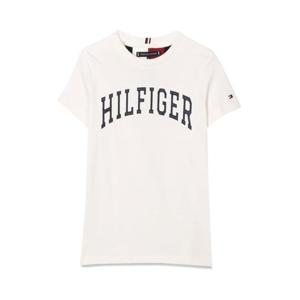타미힐피거 남아 화이트 반팔 티셔츠 KB0KB07600K_YBH