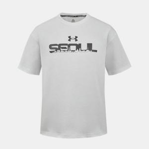 언더아머반팔티 BQK 6010181-100 APAC HWT 서울 티