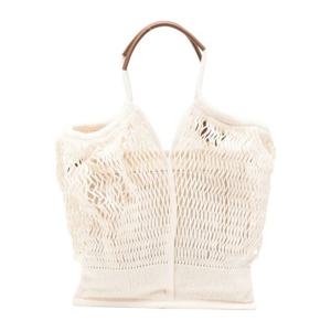 헤레우 니트 메쉬 오픈탑 싱글 핸들 토트백 CALFIWBS26 NATURAL