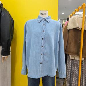 르피타 DP01 데님박시 셔츠 L261USH282