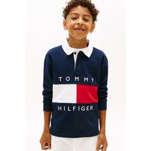 [타미힐피거칠드런] 헤리티지 플래그 폴로 티셔츠 (T42G0KKT410BT1) T42G0KKT410BT3