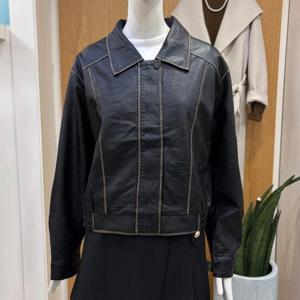 클리지 DP01 카라 밴딩 라이더 자켓 CQ2WLJ08