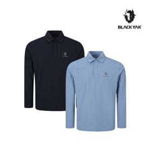 [백화점]블랙야크 남성 베이직 카라 긴팔티 (1BYKTSU002)