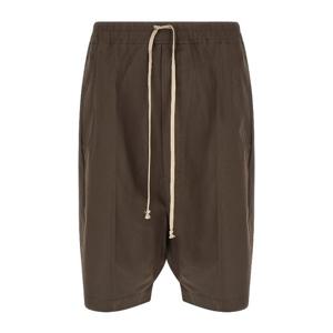 릭오웬스 코튼 포플린 드로우스트링 쇼츠 RU01F2384TE 78