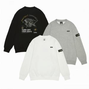 내셔널지오그래픽키즈  (K261USW010__) 백그래픽 맨투맨 티셔츠 긴팔