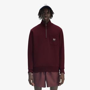 [공식][Clubhouse] 엠브로이더드 챔피언 하프집 스웻셔츠 - 옥스블러드 AFPM2519847-K22