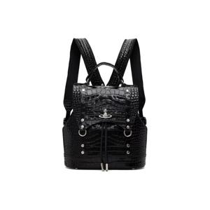 비비안웨스트우드 백팩 블랙 스몰 맥스 백팩 261314F042001