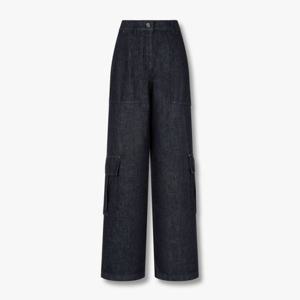 [톰보이] 미디엄 블루 데님 카고팬츠 9105162A02