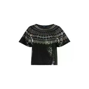 25FW 폴로 랄프 로렌 폴로 랄프 로렌 T 셔츠 With Sequins 211A99342001 TP572014006