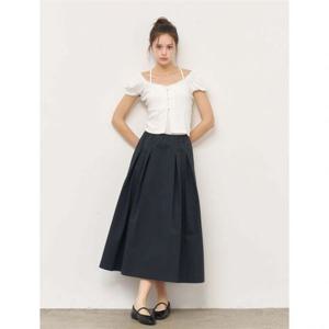 제너럴아이디어 인버티드 플리츠 롱스커트 [NAVY] WBE2L13521 383784