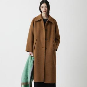 [쥬크]헤어리 알파카 블렌디드 싱글 코트 Z254MSG531