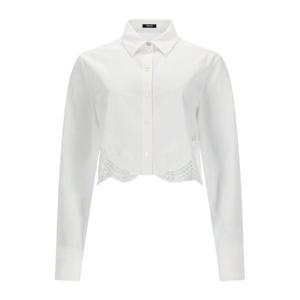 베르사체 레이스 인서트 코튼 셔츠 1022631 1A138781W000