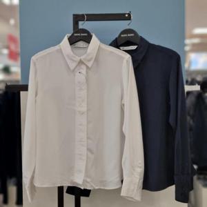 뱅뱅 HC21 여성 솔리드 긴팔 남방 NSM112