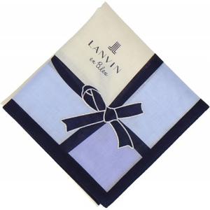 랑방 앙 블루 손수건 여성용 프린트 손수건 17306010 여성용 블루 [C]