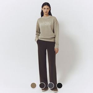 [지오다노]여자 바지 모달 이중직 일자 스트레이트 스판 밴딩 팬츠 416581