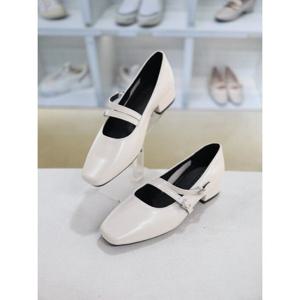 [코디엘루]더블 메리제인 여성 미들힐 펌프스 4cm CDMD501220_GN