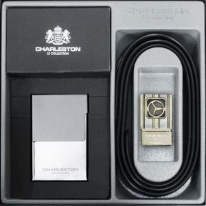 가죽벨트 엣지있는 명함케이스 선물세트 7318 남성정장