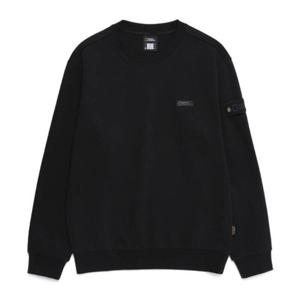 내셔널지오그래픽 블루핀 로고 세미오버핏 맨투맨 N251USW210 331766